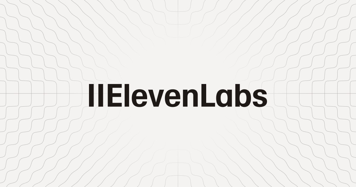 ElevenLabs 官方品牌与产品首屏